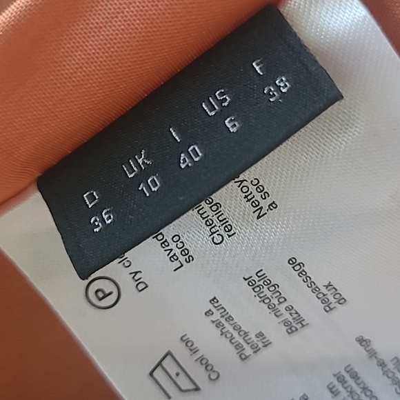 Espirit Collection Orange Mini Skirt - Picture 5 of 6